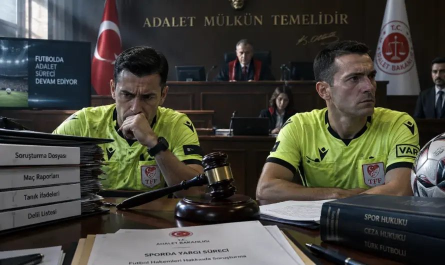 Türk Futbolunda Şike ve Bahis İddiaları: Hakemler İçin Tutuklama İstemi